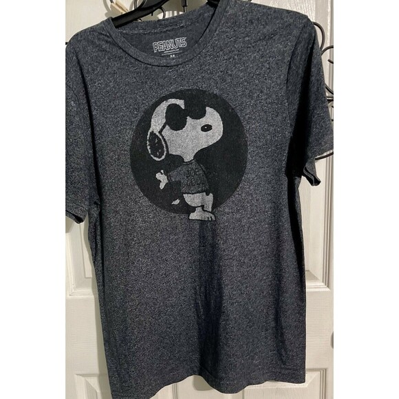 Peanuts Other - Peanuts Worldwide LLC Unisex Peanuts Gray Graphic T-Shirt Cotton Blend Size M